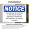 Signmission Trespassing Or Loitering In And Around School OSHA Notice Sign, Vinyl Decal, 7in W x 5in L, 2PK OS-2PACK-NS-D-57-L-18736 - alternate 6